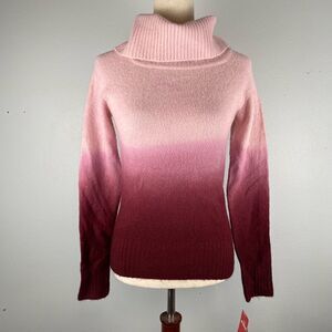 NWT JJ Basics Wool Blend Turtleneck Sweater Size M